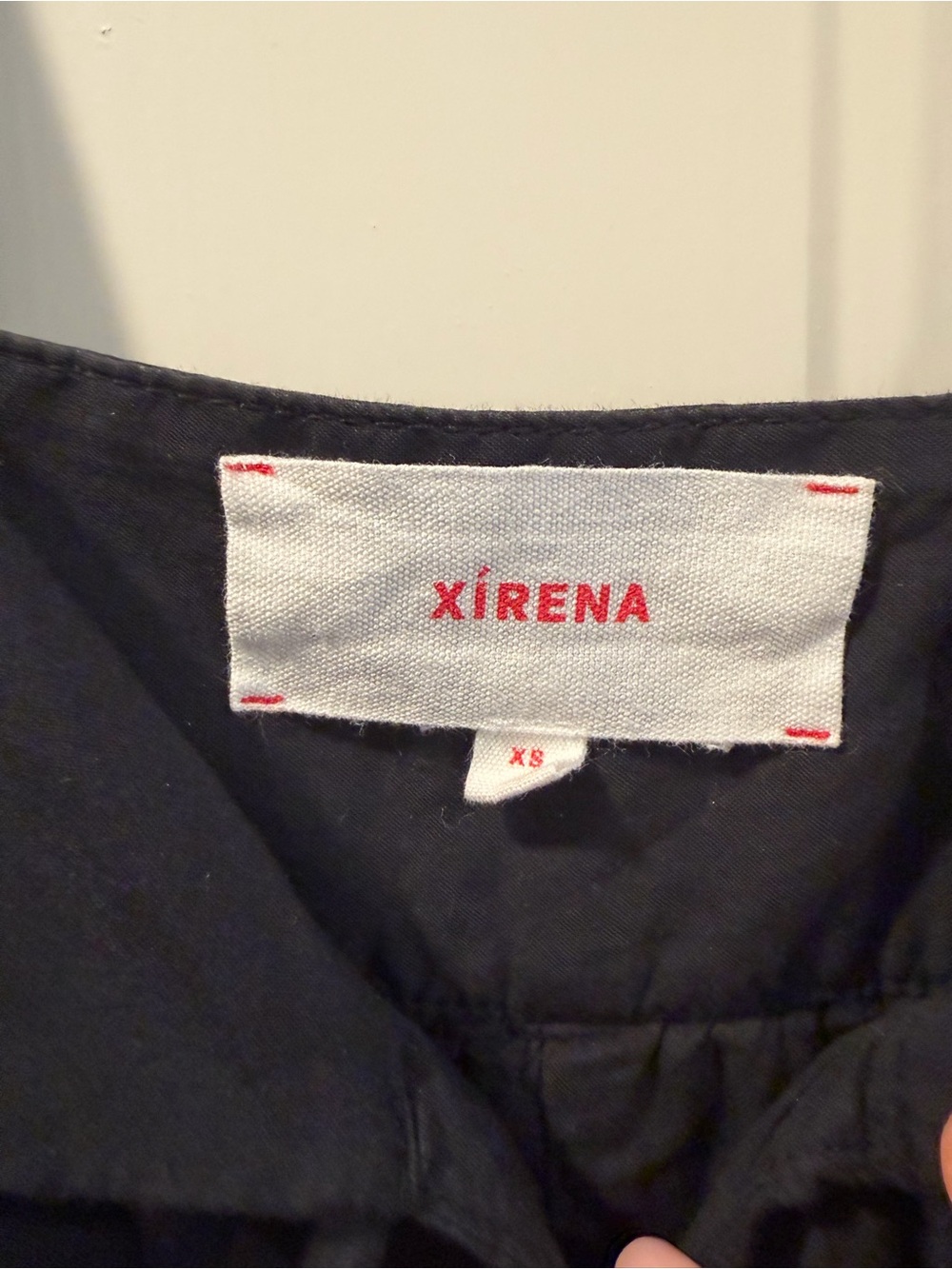 XiRENA Black KYNSLEY Midi Dress with Tie-Front - Picture 4 of 6